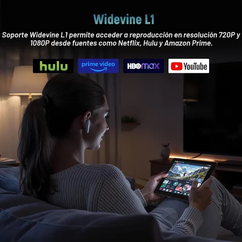 Miniatura 8 de Tableta, tableta Android 16, 30GB RAM 128GB ROM 2TB TF, tableta de 10 pulgadas con procesador de 8 núcleos, batería 6200mAh, carga rápida, pantalla