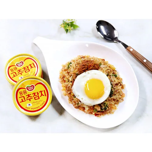 Miniatura 4 de Dongwon - Lata de atún con salsa de pimiento picante, 3.5 onzas (3.53 oz) x 5 latas - Atún enlatado coreano