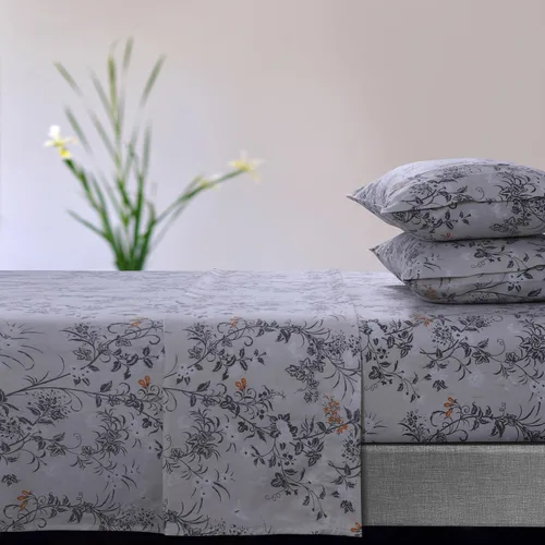 Miniatura 14 de Tribeca Living Sábanas de franela de algodón portugués tamaño King – Juego de sábanas de bolsillo profundo de 170 GSM para colchones de hasta 21 Ava