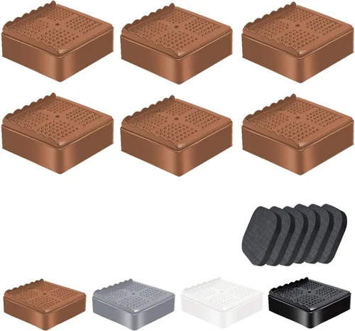 Miniatura 22 de Elevadores de Muebles Resistentes Elevadores de Cama Ajustables Bloques de Elevación 4, 3, 2 pulgadas para Sofá, Sillón, Mesa, Escritorio, Patas