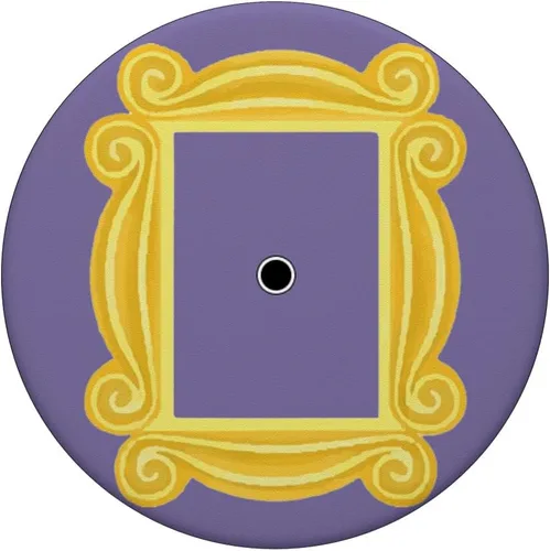 Miniatura 3 de Marco amarillo de puerta morada, mirilla, regalo divertido, PopSockets estándar PopGrip