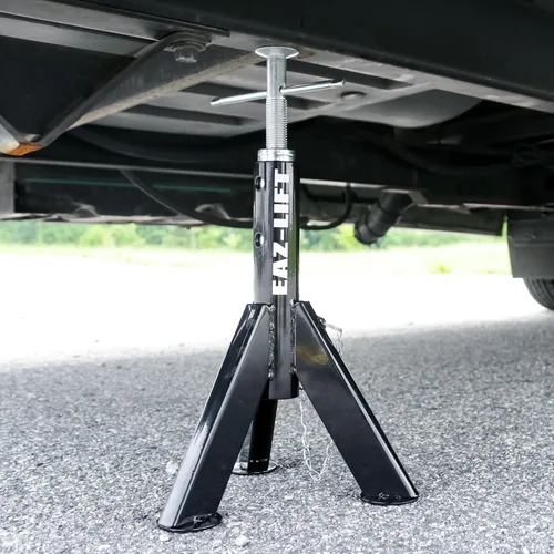 Miniatura 3 de Eaz-Lift Camco - Gato telescópico para caravana, juego de 2, se ajusta de 16 pulgadas a 30 pulgadas, cuenta con una capacidad de carga de 6,000