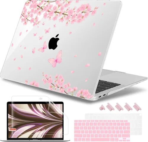 Miniatura 31 de May Chen Funda compatible con MacBook Air de 13 pulgadas 2022 2021, versión 2020-2018 Modelo: M1 A2337 A2179 A1932, carcasa rígida de plástico