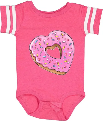 Miniatura 9 de inktastic Body de bebé con forma de corazón con glaseado rosa y chispas