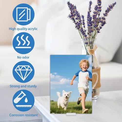 Miniatura 3 de 25 tarjeteros acrílicos, soportes para tarjetas de nombre de 1.2 pulgadas, soportes transparentes para números de mesa, letreros de boda, soportes
