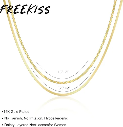 Miniatura 5 de Collar de espiga para mujer, delicado collar de oro, serpiente chapada en oro de 14 quilates, gargantilla de cadena de oro, collares simples