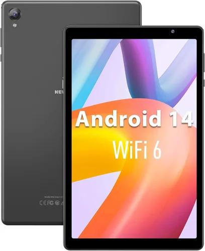 Tablet Android de 10 pulgadas, 32 GB de almacenamiento, cuatro núcleos, pantalla HD IPS, cámara dual, WiFi, Bluetooth, tabletas con batería de 6000
