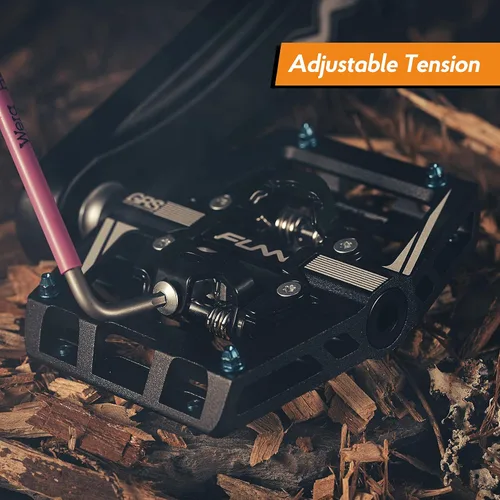 Miniatura 4 de Funn Mamba S MTB - Pedales sin clip de doble cara, pedales de bicicleta de montaña de plataforma compacta, compatibles con tacos SPD, pedales