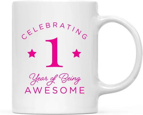 Miniatura 8 de Andaz Press Taza de café divertida de cumpleaños de 11 onzas, regalo de broma para celebrar 85 años de ser fabuloso, 1 paquete, ideas de regalo