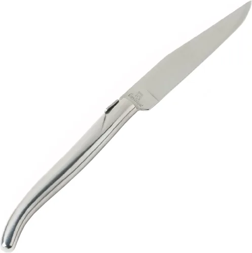 Miniatura 7 de Fortessa Cuchillo provenzal para carne sin dentar, 9.25 pulgadas, mango de madera oscura, juego de 6