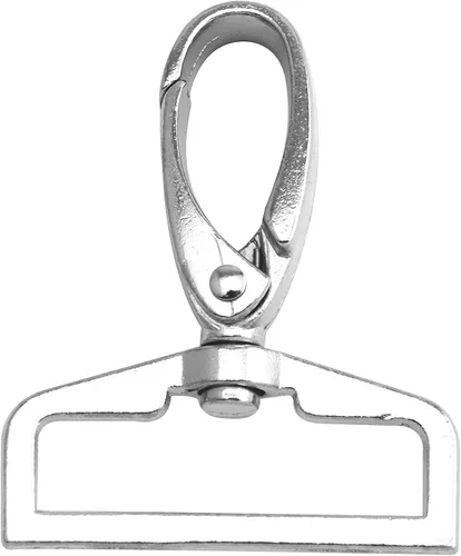 Miniatura 5 de Wuuycoky Silvery Swivel D-Ring Eyelet Large Olive Buckle Lobster Claw Clasps Swivel Trigger Snap Hooks
