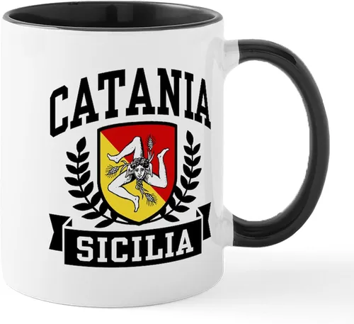 Miniatura 37 de CafePress Sicilia Mug - Taza de café de cerámica (11.0 fl oz)