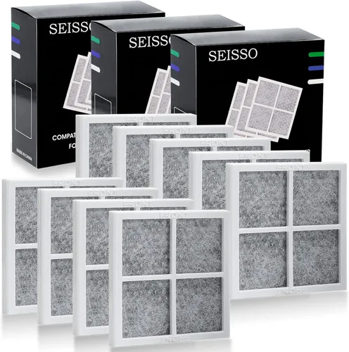 Miniatura 10 de SEISSO LT120F - Filtro de aire fresco para refrigerador LG, compatible con Kenmore, refresca el aire del refrigerador, absorbe olores, 3 paquetes