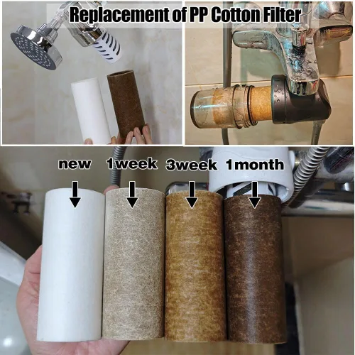 Miniatura 5 de Miniwell Sistema de filtro de ducha - Purifica el agua, reduce el agua dura y el cloro, suaviza la piel y el cabello Filtro de baño