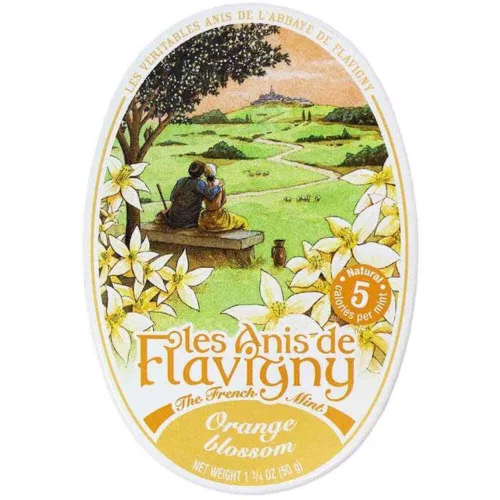 Caramelo duro con sabor a flor de azahar 1.76 oz por Les Anis de Flavigny