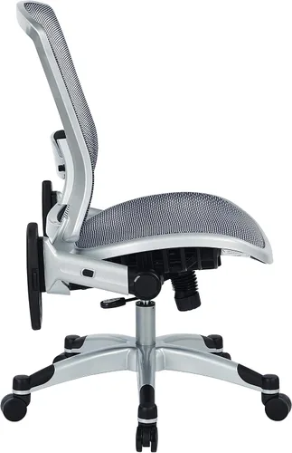 Miniatura 6 de Space Seating Silla de oficina de rejilla de aire ejecutiva serie 317 con respaldo de malla transpirable, soporte lumbar, control de inclinación