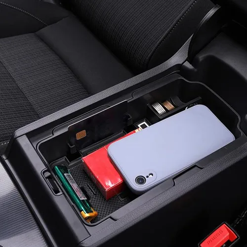 Miniatura 4 de HORRY Caja de almacenamiento para reposabrazos para Honda 2022 2023 Civic Hatchback/Sedan con consola central CVT, bandeja organizadora de bandeja