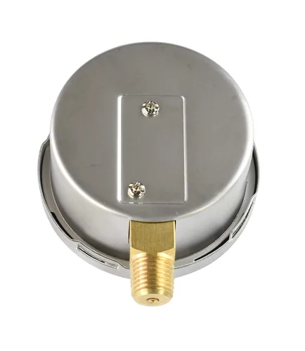 Miniatura 5 de Diafragma baja presión cápsula manómetro, 2-1/2" dial, 0-8 oz/0-15in H2O Rango, 1/4" NPT montaje inferior, caja de acero inoxidable, latón internos