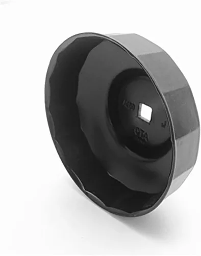 Miniatura 3 de CTA Tools A259 Llave para filtro de aceite de tipo tapa - 90 mm x 15 estrías - Grado profesional, acabado negro, estampado de precisión, de alcance