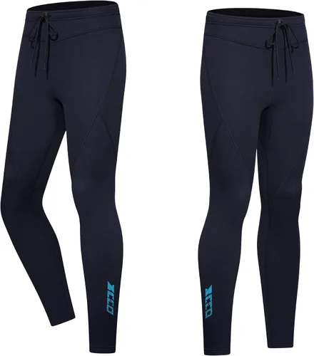 Miniatura 10 de Pantalones de neopreno para hombre y mujer, 1.5mm/3mm, pantalones largos de neopreno para mantener el calor, pantalones de buceo para surf, kayak