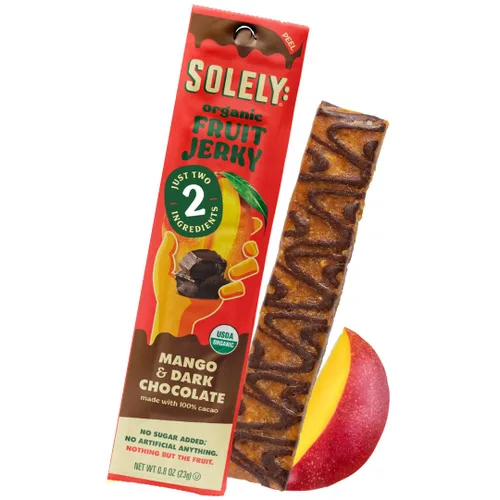 Miniatura 20 de Solely - Charqui de frutas orgánicas Un ingrediente Vegano Sin OGM Sin gluten Sin agregado de azúcar