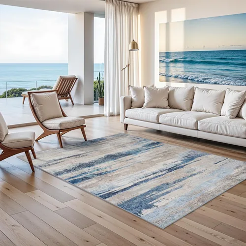 Miniatura 22 de Alfombra lavable para pasillo de 3 x 12 pulgadas, alfombras abstractas modernas con parte trasera antideslizante, alfombra ultra suave para cocina