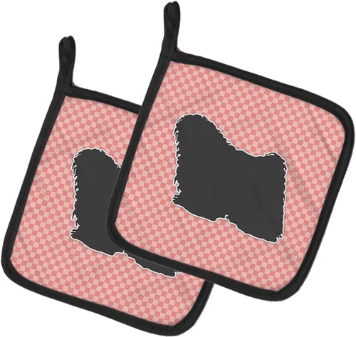 Miniatura 212 de Caroline's Treasures BB3567PTHD - Juego de soportes para ollas de cocina resistentes al calor, almohadillas calientes para cocinar, hornear, Copo