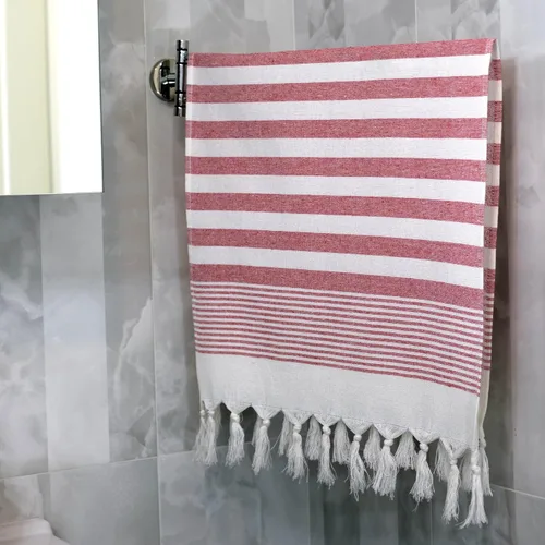 Miniatura 8 de Clotho Paquete de 4 toallas de mano turcas para baño y cocina, 100% algodón de 16 x 38 pulgadas, juego de 4 toallas decorativas, de secado rápido
