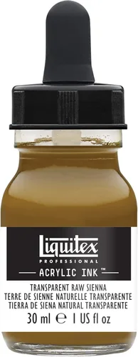 Miniatura 15 de Liquitex - Pintura acrílica profesional INK! Jarro de 1 onza, color blanco de titanio Bronce Rico Iridiscente