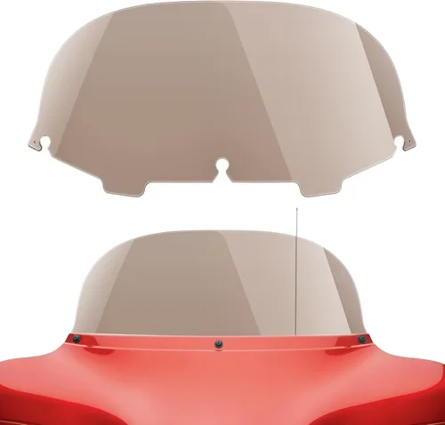 Miniatura 9 de Amazicha Deflector de viento de 7 pulgadas para parabrisas de murciélago con tinte de humo 96-13 compatible con Harley Davidson Touring Electra