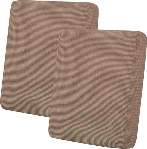 Miniatura 41 de Easy-Going - 4 Fundas de cojín elásticas para sofá seccional, izquierda/derecha, en forma de L, funda de asiento antideslizante, suave, flexible