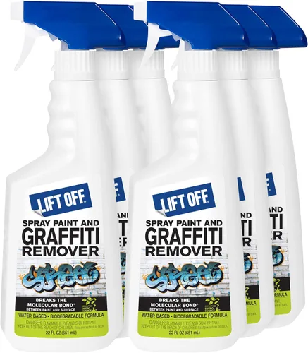 Motsenbocker's Lift Off 41101-6PK - Removedor de pintura en aerosol y graffiti, elimina pintura en aerosol, acrílico y esmalte, seguro para madera,