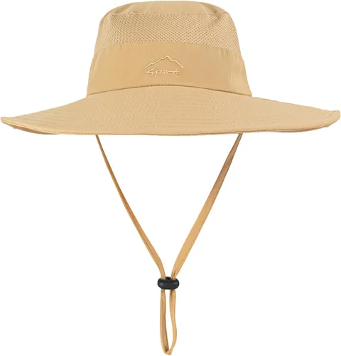 Miniatura 10 de ZOORON Sombreros de sol para hombres y mujeres UPF 50+, sombrero de pescador, protección UV, sombrero Boonie para pesca, senderismo, jardín, safari