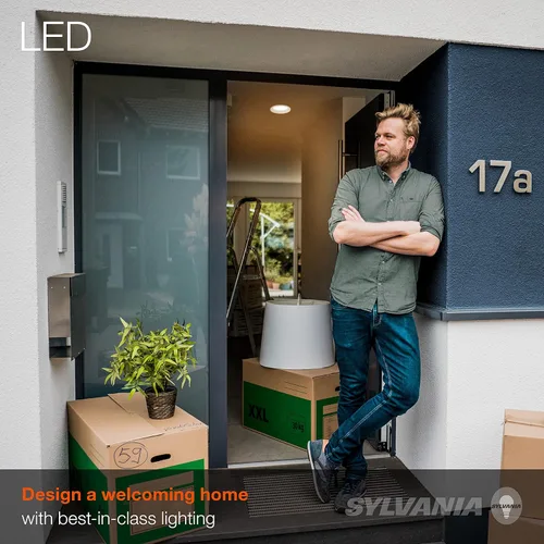 Miniatura 3 de Sylvania - Bombilla LED Flood BR30, equivalente a 65 W, eficiente 9 W, base media, regulable, 2700 K, blanco suave, 1 paquete (40460)