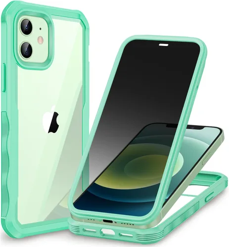 Miniatura 28 de CENHUFO Funda de privacidad para iPhone 11 Pro, funda de cuerpo completo con protector de pantalla de privacidad de vidrio templado 9H integrado