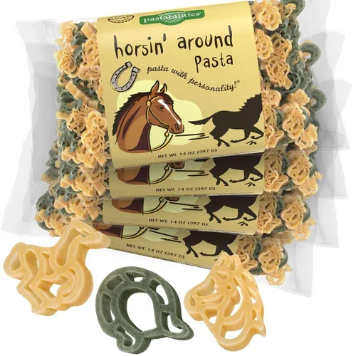 Miniatura 27 de Pastabilities Pasta con forma divertida para niños, sopa de fideos de dinosaurio, divertido dinosaurio con mezcla de sopa temática animal, pasta
