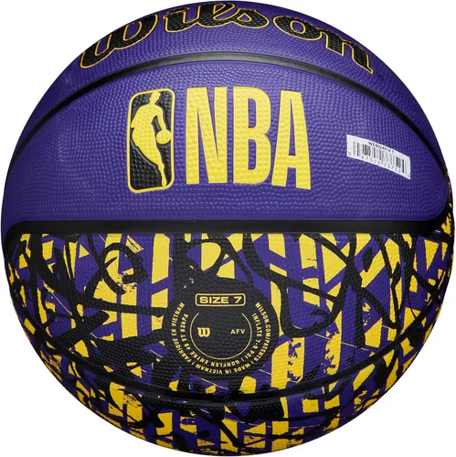 Miniatura 6 de Wilson NBA Team Balones de baloncesto con diseño de grafiti - Talla 7 - 29.5