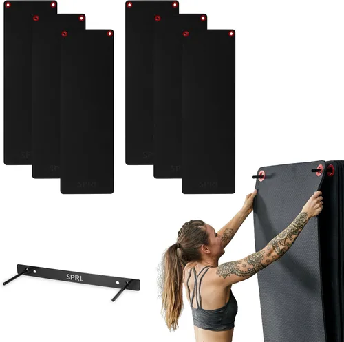 Miniatura 9 de SPRI Hanging Exercise Mats for Gyms, Closed-Cell Foam Yoga & Fitness Mats with Grommets, Thick Workout Mats for Studios & Group Fitness Classes