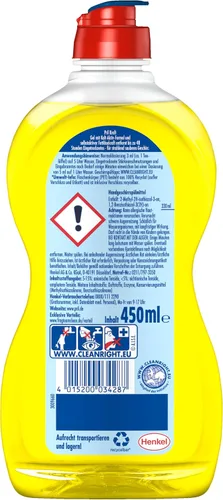 Miniatura 2 de Pril Power Gel Limón (0,45 L)