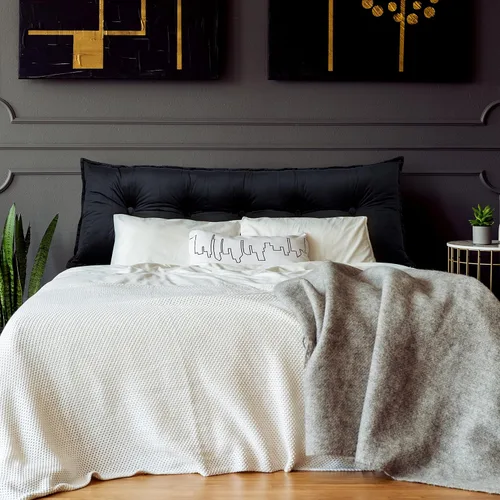 Miniatura 2 de WOWMAX Almohada rectangular para cabecero, almohada para respaldo de cama, almohada para sentarse en la cama, almohada de apoyo para la espalda