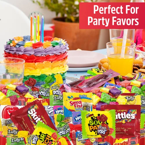 Miniatura 5 de Dulces a Granel Envueltos Individualmente - Parade Kid's Dream, 5 libras de Bolsa de Mezcla Variada para Fiestas Envueltas Individualmente, Dulces