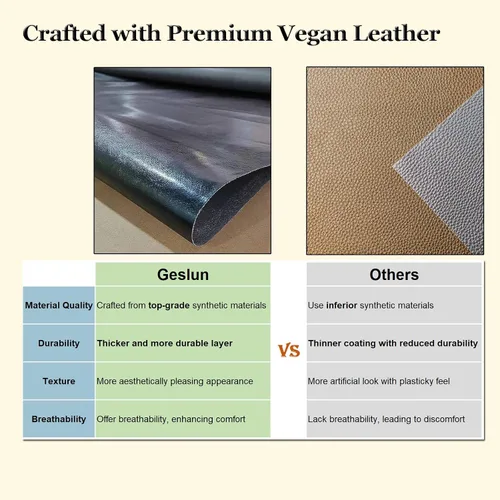 Miniatura 8 de Portafolio de cuero con carpeta de 3 anillas, padfolio de cuero vegano con cremallera, portafolio organizador profesional de negocios para regalo