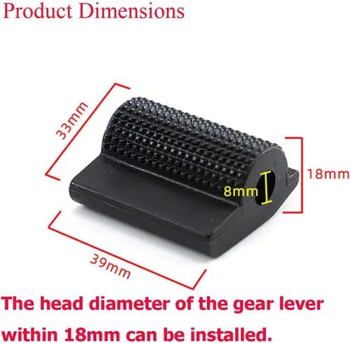 Miniatura 3 de Paquete de 3 fundas para palanca de cambios de motocicleta, empuñaduras de goma antideslizantes, protector de zapatos para Yamaha Suzuki, palanca