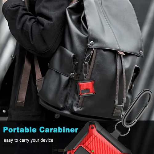 Miniatura 7 de Funda mejorada para Airpod con bloqueo seguro para hombres con kit de limpieza, funda protectora a prueba de golpes para Apple AirPod 2 y 1, fundas