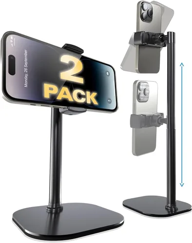 Miniatura 12 de COOPER ChatStand, soporte ajustable para teléfono celular para escritorio, soporte de teléfono para grabación, soporte para iPhone para filmar, A