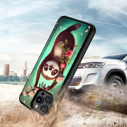 Miniatura 3 de Funda para iPhone Air, funda tipo cartera con ranura para tarjeta oculta, a prueba de golpes, TPU y PC, funda protectora de doble capa para iPhone