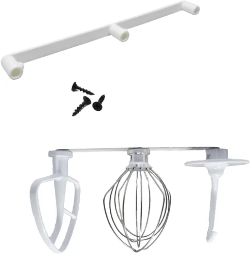 Miniatura 8 de Soporte organizador de mezclador de perfil delgado Compatible con todos los accesorios de mezclador de cocina Ahorro de espacio para gabinetes
