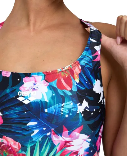 Miniatura 3 de Arena Traje de baño Feel Flower Control Pro Back para mujer