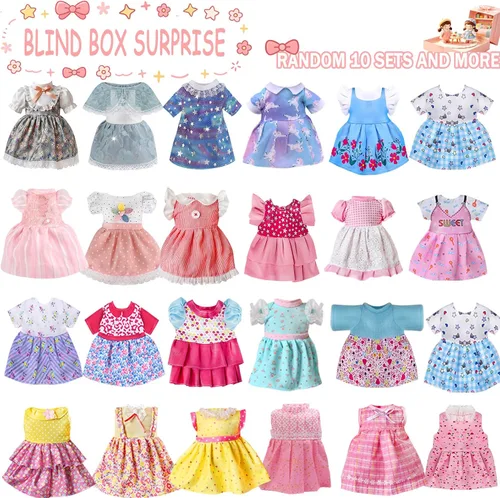 Miniatura 2 de Alive - Ropa y accesorios para muñecas de bebé, 12 juegos de ropa de muñeca para muñecas de 12, 13, 14, 15, 16 pulgadas, ropa de muñeca de bebé