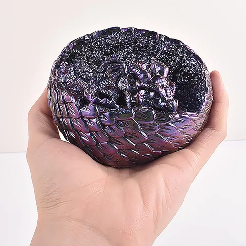 Miniatura 3 de Moldes de huevo de dragón de resina de dinosaurio, moldes de silicona de fundición de resina para decoración del hogar y fabricación de velas, molde